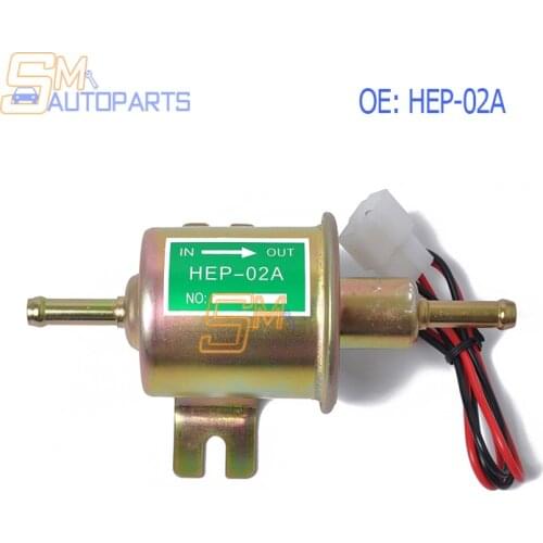 Universal Low Pressure HEP-02A Diesel Petrol Electric Fuel Pump 12V For Car Motorcycle