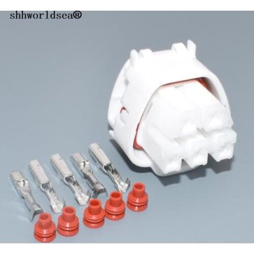 Shhworldsea 5 pin automotive waterproof plug MG 641521-4 auto wiring harness connector MG641521-4 7283-1052-10