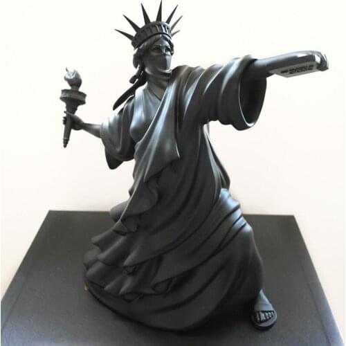 Modern Art Statue of Liberty Throw Torch Riot of Liberty Fine Art London Art Fair Resin Sculpture Home Decor Best Gift A1595