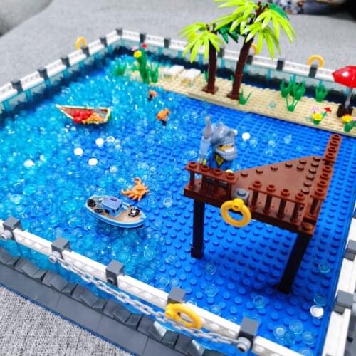 IN STOCK MOC jetty LED Light Set For Old Fishing Store Compatible with 21310 16050 Building Blocks bricks Toys Christmas Gifts