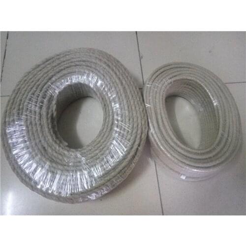 Edison Vintage Round Electrical Wire Loft Rope Cable Retro Textile Braided Cable Wire Lamp Cord 2*0.75mm rope cable
