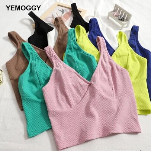 YEMOGGY Women's Cropped Tank Tops