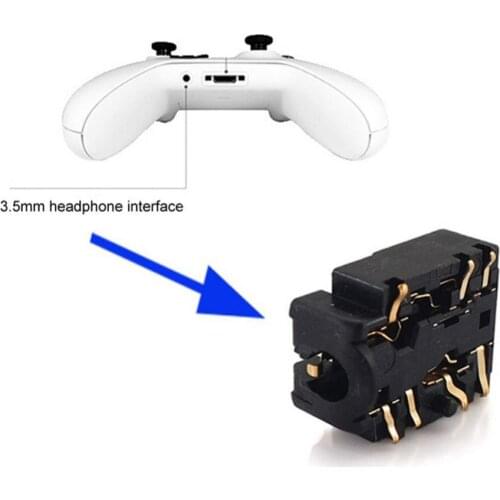 Replacement Controller 3.5mm Headphone Jack Socket Repair Kit for Xbox One S SLIM