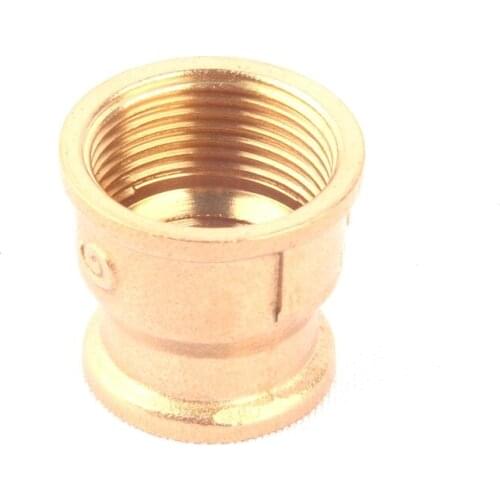1pc 3/4 Inch to 1/2 Inch Brass Coupling Green Thumb Brass Plumbing Fittings Copper Connector
