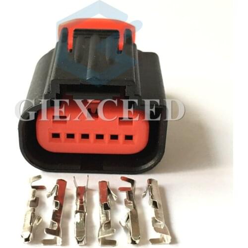 2 Sets 6 Pin 1-1419168-1 Electronic Connector For Alloytec V6 DBW Accelerator Throttle Pedal Plug