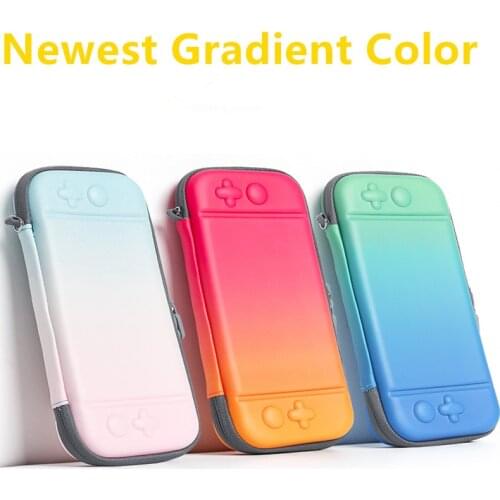2020 Gradient Colorful Switch NS Bag Carrying Case Protective Hard Shell Pouch Cover For Nintendo Switch NX Console Accessories