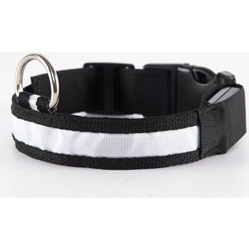 30PCS / LOT LED Light Collar Pet Supplies Small And Medium-Sized Dogs Outdoor Night Safety Luminous Collars