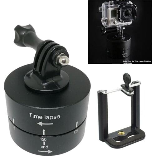 60 / 120 Munites 360 Degree Panning Rotating Time Lapse For DSRL Gopro Hero 6 5 4 3 3+ Xiaomi Yi Action Camera accessories