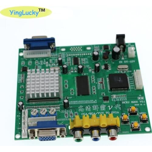 Arcade jamma Video Converter CGA / EGA / YUV / RGB TO VGA Arcade Game Jamma LCD Monitor GBS-8200