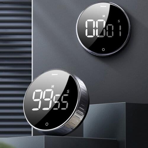 Digital kitchen magnetic timer manual countdown timer mechanical alarm clock study shower timer cooking loud alarm stopwatch new