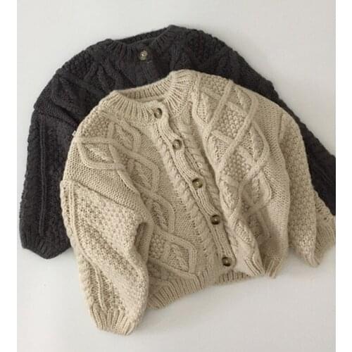 Kids Cardigan Sweaters Spring Autumn Baby Girl Sweater Coat Korean Style Spring Autumn Baby Girls Knitting Cardigan