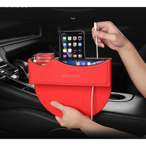 For Porsche Macan Cayenne Palamela Seat Crevice Storage Box Trim Stowing Tidying Car Interior Accessories