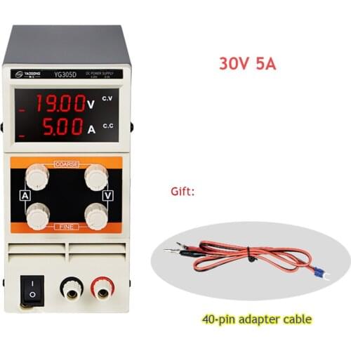 YAOGONG YG305D Mini Switching Regulated Adjustable Laboratory DC Power Supply For Phone Test Repair
