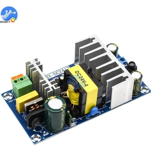 Power Supply Module AC 110v 220v to DC 24V 6A To 8A AC-DC Switching Power Supply Board 6A-8A 50HZ/60HZ 100W