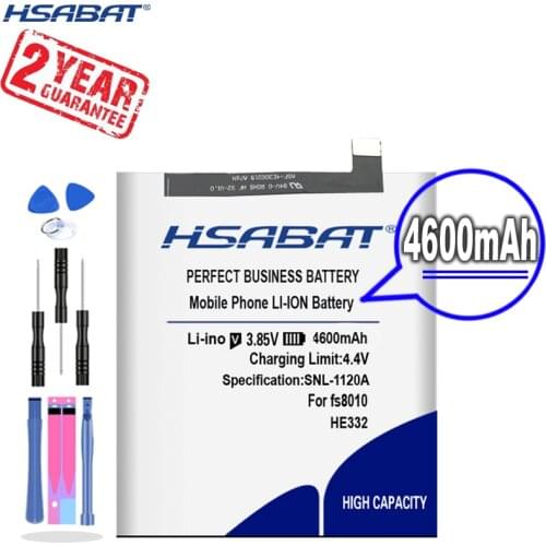 HSABAT 0 Cycle 100% New 4300mAh HE332 Battery for SHARP S2 FS8010 AQUOS S2 free shipping