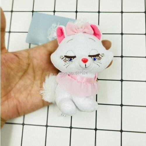 New 20Pcs Marie Cat 4" 10CM Plush Doll Keychain Pendant
