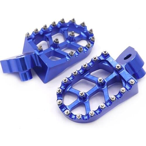 Motorcycle CNC Foot Pegs Rests Footrest Footpeg Pedals For YAMAHA YZ 85 125 250 YZ250F YZ426F YZ450F WR250F WR400F WR426F WR450F