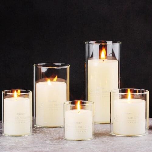 Candle Holders For Home Decor Glass Wedding Decoration Candle Holder Candle Stand Candlestick Holder