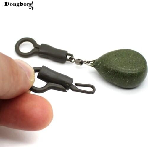 20PCS Back Lead Clips and Silicone Sleeve Locking Tube For Carp Fishing Convert Lead Weights Sleeves Catfish Accessories Tackle