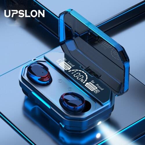 UPSLON A18 TWS Bluetooth Earphone Touch Headset Sports Waterproof Wireless Headphones Stereo Earbuds With Microphone Power Bank