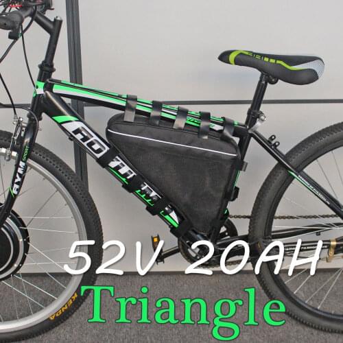 Triangle 52v e bike battery pack With 2000W BMS 5A Charger