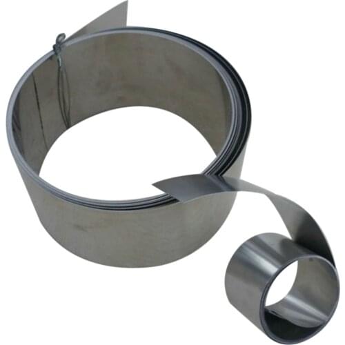 1pcs New 0.2mm x 10cm x 1m Silver 304 Stainless Steel Fine Plate Sheet Foil