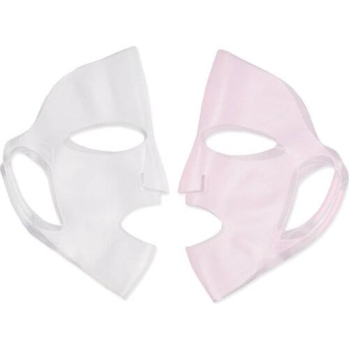 1Pcs Silicone Moisturizing Mask Reusable Waterproof Mask Facial Care Tool To Prevent Evaporation Of The Oil Of The Mask