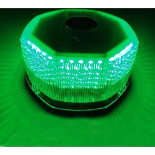 240 LED Car Truck Strobe Lamp Emergency Light Hazard Warning Green Round