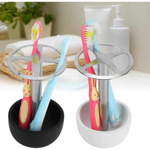 304 Stainless Steel Toothbrush Holder Punch-Free Toothbrush Storage Rack Stand Organizer Home Bathroom Accessories