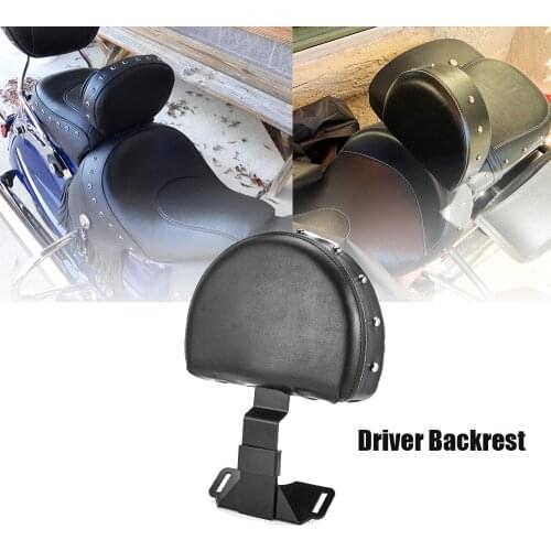 For Indian 2014-2021 Chief Chieftain Dark Horse Roadmaster Springfield Motorcycle Driver Backrest Studded Pad Backrest Mount Kit