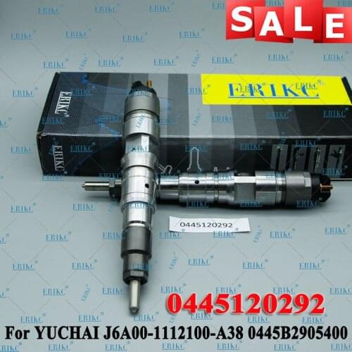 ERIKC 0445120292 Diesel Engine Inyectores Common Rail 0445 120 292 Injection Pump Injector 0 445 120 292 for Yuchai YC4E YC6J