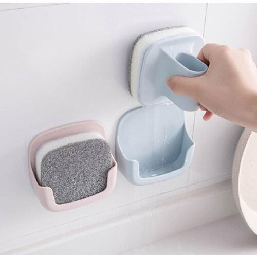 Hot Kitchen Cleaning Brush Scrubber Washing Dish Bowl With Hand Protector Tray Sink Sponge Kitchen Pot Cleaner Washing Tool