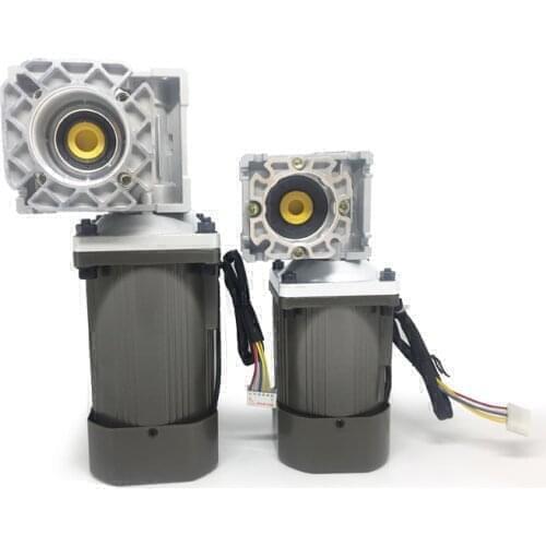 250W AC220V/380V Induction Asynchronous Motor + RV40 Worm Gearbox, 5K-100K, Fixed speed