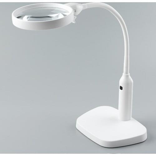Clip desktop magnifying glass with lamp led mobile phone repair with HD desktop engraving repair watch 40 with bracket