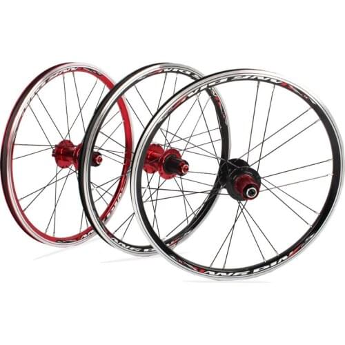 20-inch Ultra-light 406 451 Wheel Set 5 Peilin 120ring Disc Brake Quick Removal Barrel Shaft for Folding Bike Bike Wheel