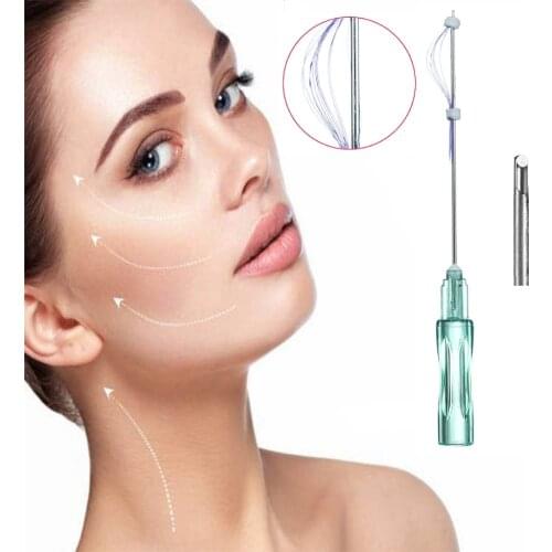 Korean Pdo Thread Lift Multi Mesh New Mesh Wrinkles Removal Skin Tightening 20pcs/Bag Skin Care Product with L Needle
