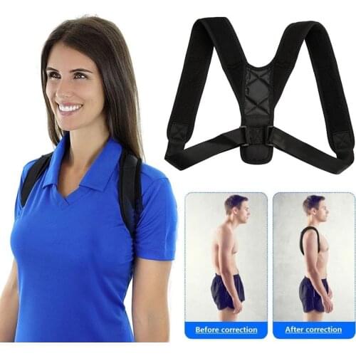 Brace Support Belt Adjustable Back Posture Corrector Clavicle Spine Back Shoulder Trainer Lumbar Posture Correction Body Shaping