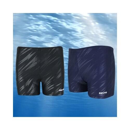 New Swimwear sharkskin water repellent hot sale mens swimming swim trunks shorts classic men swimwear