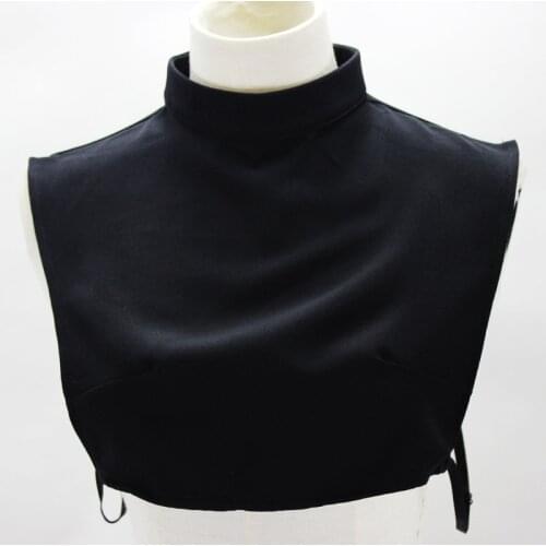 Solid Color White Black Fake Collar Women Half Shirt Sweater False Collars Ladies Stand Detachable Collar Removable Neck Tie