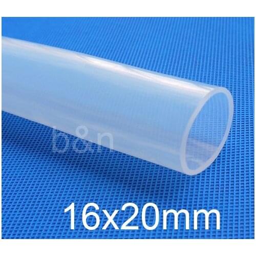 16mm ID 20mm OD Transparent Food Grade Medical Use FDA Silicone Rubber Flexible Tube