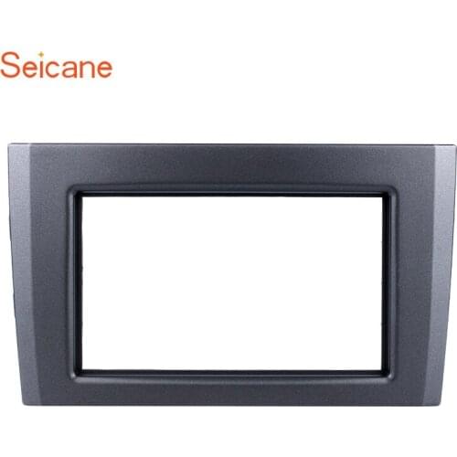 Seicane Double Din Dashboard Trim Kit 173*98/178*100/178*102mm Car Fitting Adaptor Auto Stereo Frame Fascia for Volvo XC90