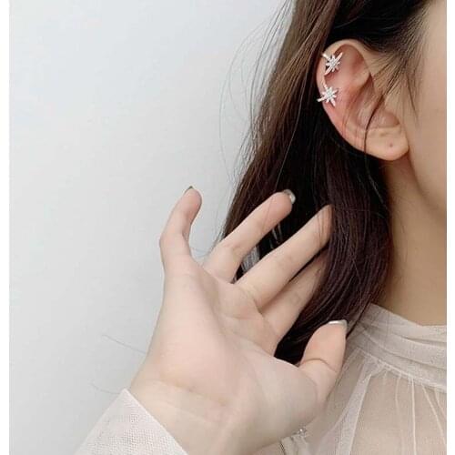 Trendy Star Clip Earrings For Women No Pierced Korean Fashion Creative New Trendy Hot Student Girl Jewelry Wholesale BOYULIGE