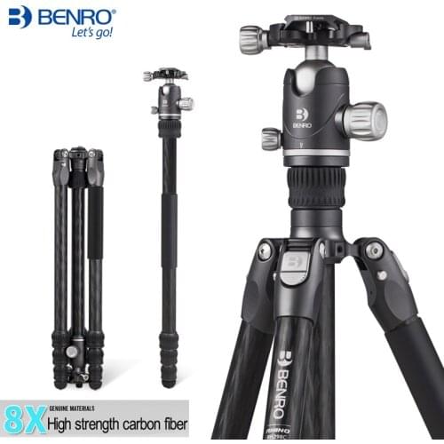 Benro RH229CK Tripod Carbon Fiber Monopod Rhino Tripods Camera Stands 5 Section