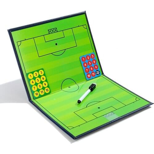Football Soccer Tactical Board Portable Magnetic Football Trainning Assisitant Equipments 2 Foldable Teaching Soccer Board