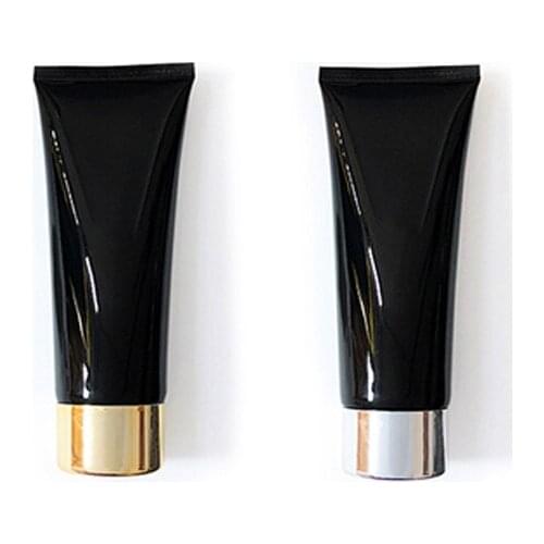 100ml Black Empty Soft Tube For Cosmetic Packaging 100g Lotion Cream Plastic Bottle Skin Care Cream squeeze Containers Tube