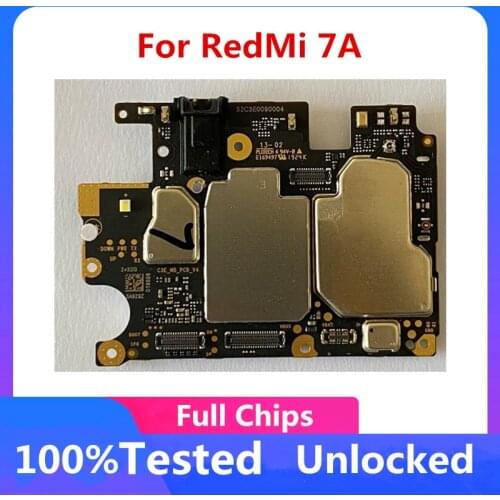 100% Original Unlock For Xiaomi Redmi hongmi 7A Motherboard 16gb 32gb For Hongmi Redmi 7A Logic Board mainboard with full chips