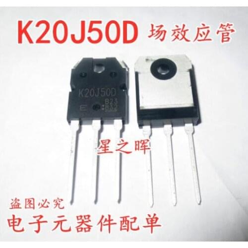 5pcs/Lot TK20J50D K20J50D 20A 500V LCD TO-3P IC