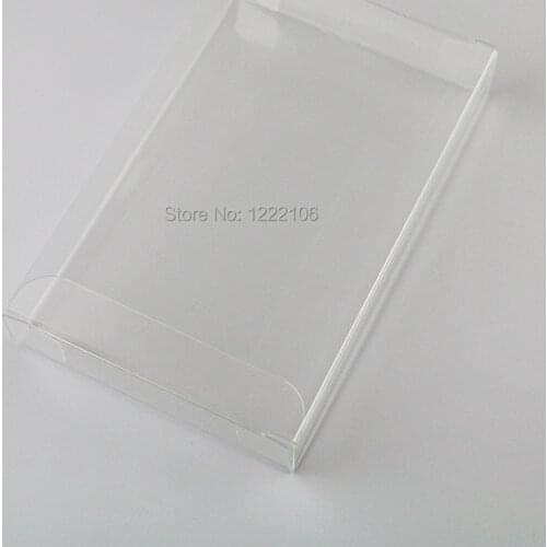 60pcs Clear transparent Game Cartridgebox Protector Case CIB games plastic PET Protector for SNES game boxes