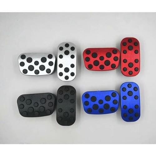 Car Interior Accessories Black Dot Accelerator Gas Pedal Cover Brake Pedal For Toyota CHR C-HR C HR AT 2016-2018 Car Styling