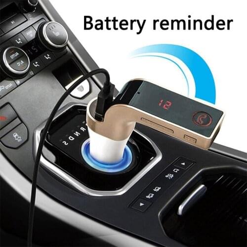 High Quality4-in-1 Hands Free Wireless Bluetooth FM Transmitter G7 + AUX Modulator Car Kit MP3 Player SD USB LCD Car Accessories
